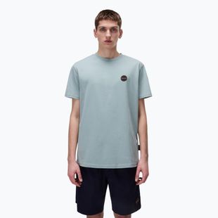 Men's T-shirt Napapijri S-Badge green mil G1X