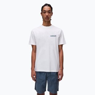 Men's Napapijri S-Dati white heron t-shirt