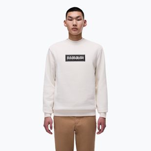 Men's sweatshirt Napapijri B-Box Logo C white whisper