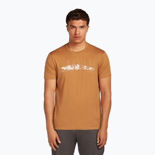 Men's T-shirt icebreaker Merino 150 Tech Lite The Peaks trail