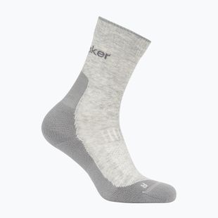 Men's socks icebreaker Merino Hike+ Light Crew blizzard heather/alloy
