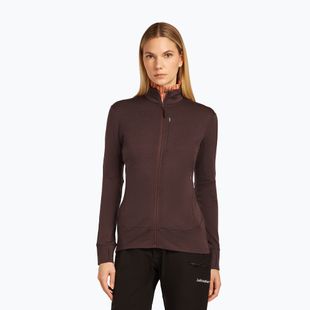 Women's sweatshirt icebreaker Merino 260 Quantum Zip java