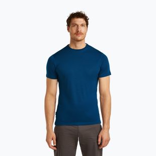 Men's trekking T-shirt icebreaker Merino 125 Cool-Lite Sphere III Tee atlantis