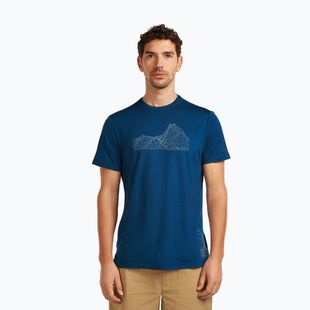 Men's T-shirt icebreaker Merino 125 Cool-Lite Sphere Beta Tee atlantis