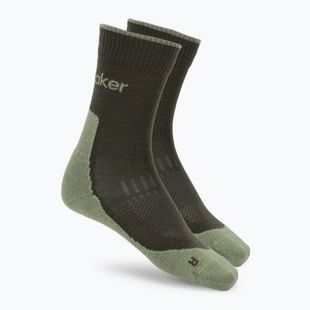 Men's socks icebreaker Merino Hike+ Light Crew dark loden/lichen