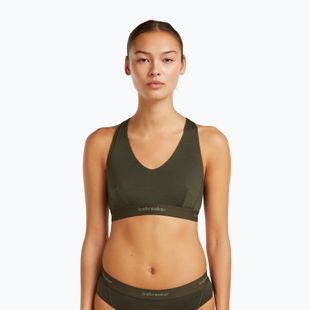 Thermal bra icebreaker Merino 125 Cool-Lite Sprite Racerback dark loden