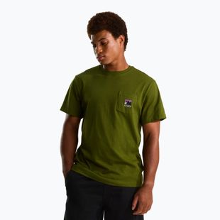 Men's T-shirt The North Face Mountain Logo Relaxed woodland green