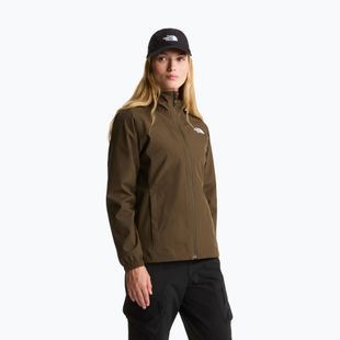 Women's softshell jacket The North Face Quest Mono taupe green