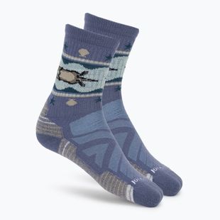 Women's socks Smartwool Hike Otter Float Crew nightfall blue