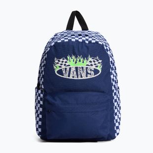 Children's urban backpack Vans Old Skool Grom 18 l checkerboard deep indigo
