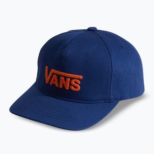 Children's baseball cap Vans Drop V Logo Snapback deep indigo