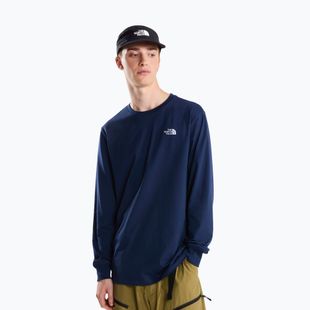 Men's long-sleeve trekking shirt The North Face Evolution Simple Dome Regular LS Tee summit navy