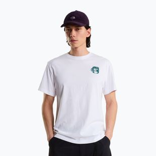 Men's T-shirt The North Face Basecamp Barista Rlx tnf white/pacific teal