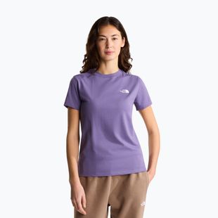 Women's T-shirt The North Face Evolution Simple Dome Slim SS grounded plum