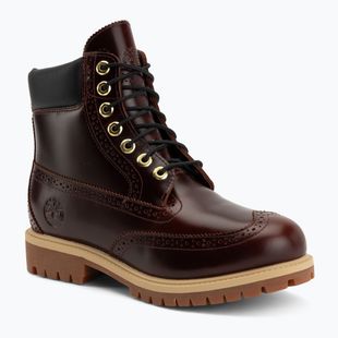 Men's shoes Timberland Premium 6 In Lace burgundy full grain