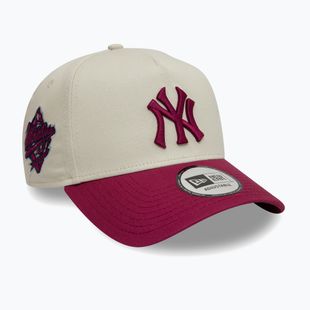 New Era WS Patch Eframe New York Yankees baseball cap light beige
