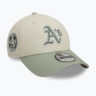 New Era WS Patch 9Forty Oakland Athletics baseball cap light beige