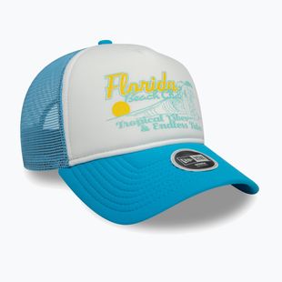 New Era Foam Trucker baseball cap pastel blue