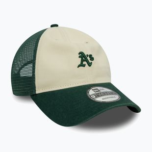 New Era 9Twenty Trucker Oakland Athletics light beige baseball cap