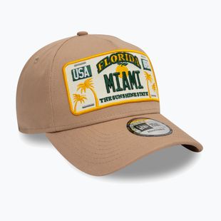 New Era License Plate Eframe med beige baseball cap