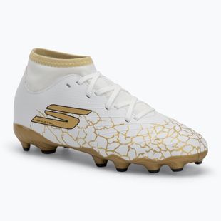 SKECHERS children's football boots Skx_1.5 High Td Jr FG white/gold