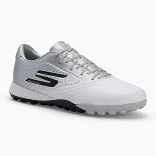 Men's football boots SKECHERS Razor 1.5 Academy TF white/silver