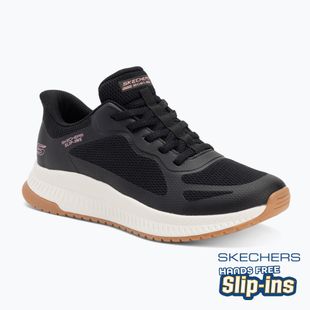 Women's shoes SKECHERS Bobs Squad 4 Staple Look black