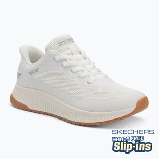 SKECHERS women's shoes Bobs Squad 4 Staple Look white