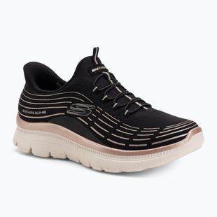Women's shoes SKECHERS Summits Plus Soft Luster black/rose gold