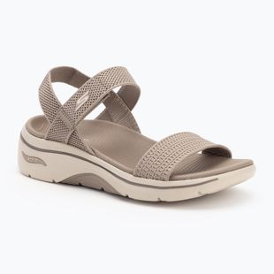 Women's SKECHERS Go Walk Arch Fit 2.0 taupe sandals