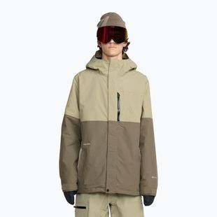Men's snowboard jacket Volcom L Insulated GTX moss green