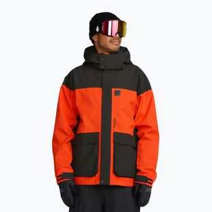 Men's snowboard jacket Volcom Kleveland orange shock