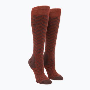 Women's ski socks Volcom Cheetah Chev Otc henna