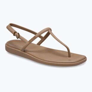 Women's sandals Crocs Miami Thong Flip milk chocolate
