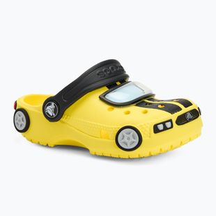 Crocs Classic IAM Race Car Clog Kids Toddler flip flops cyber yellow