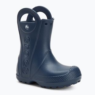 Children's wellingtons Crocs Handle It Rain Boot Kids Toddler navy