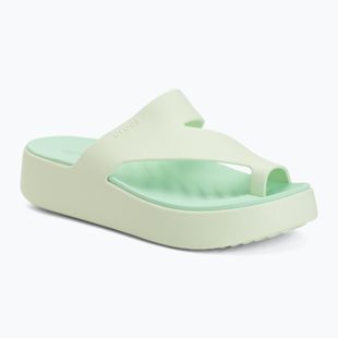 Women's flip-flops Crocs Getaway Platform Toe Loop jade tint