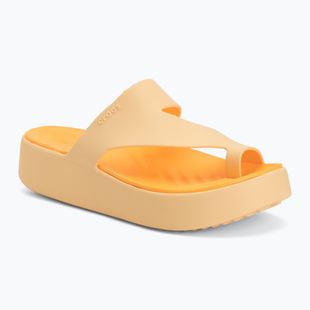 Women's flip-flops Crocs Getaway Platform Toe Loop golden hour