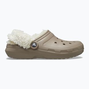 Slides Crocs Classic Fleece Lined mushroom