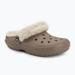 Slides Crocs Classic Fleece Lined mushroom