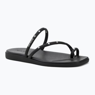Women's slides Crocs Miami Studded Toe Loop black