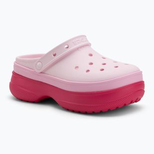 Slides Crocs Classic Stacked Clog dragon fruit