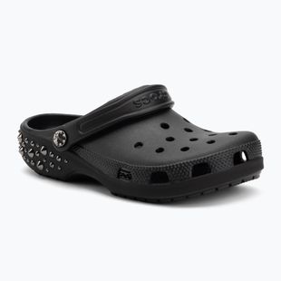 Slides Crocs Classic Studded black