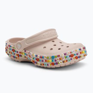 Children's slides Crocs Classic Beaded Band Clog Kids quartz