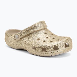 Children's slides Crocs Classic Chunky Glitter sandstone
