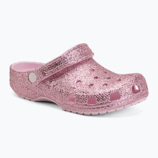 Children's slides Crocs Classic Chunky Glitter pink milk
