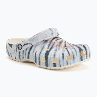 Slides Crocs Classic Tie Dye chalk/multi