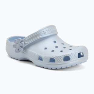 Children's slides Crocs Classic Pearl Shine blue frost