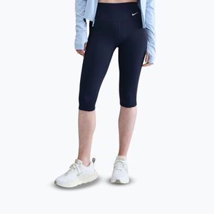 Women's leggings Nike One High Waisted Capri midnight navy/white