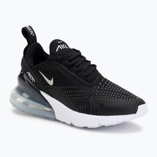 Women's shoes Nike Air Max 270 black/white/metallic silver